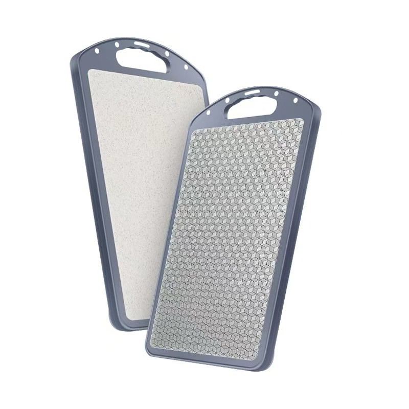 LC257 Talenan Stainless Steel Dua Sisi Anti Kuman Anti Karat Talenan Masak Cutting Board Tebal Uk. 2