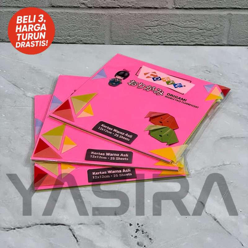 

SATU PACK 25 LEMBAR Kertas Lipat Forte 12 x 12