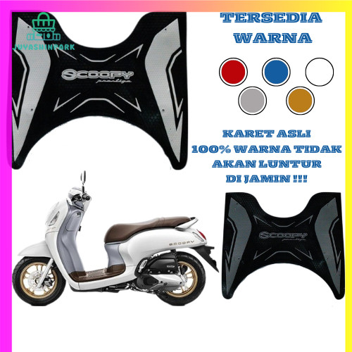 karpet motor scoopy 2020-2024 / pijakan kaki motor honda new SCOOPY 2021-2024