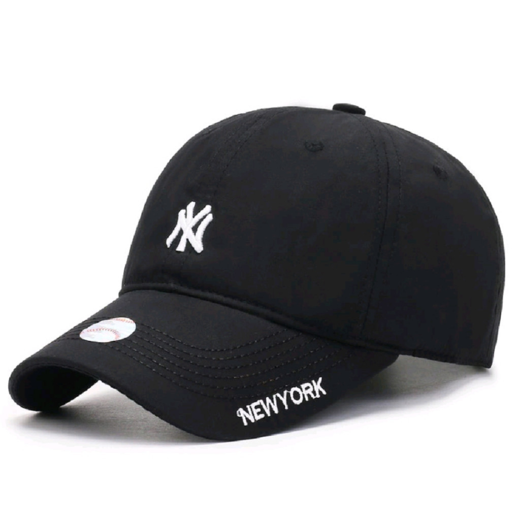 Topi Pria Dan Wanita Topi Baseball Bordir NY Logo Kecil