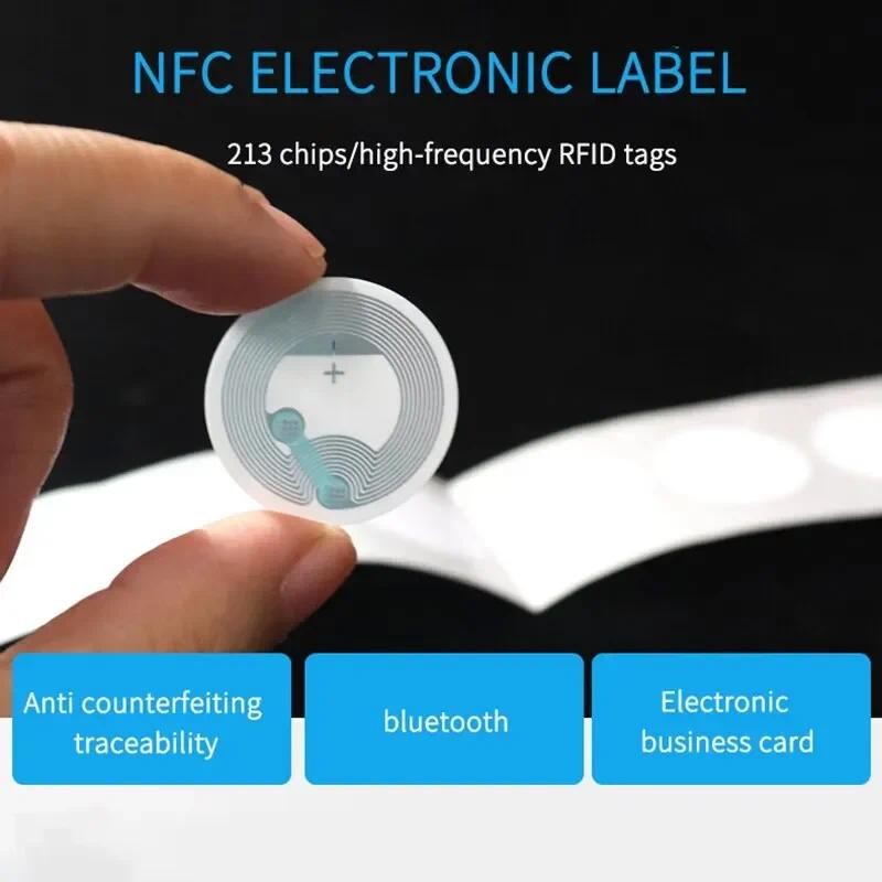 

10PCS NFC Tag Nfc213 Label 213 Stickers Tags Badges Lable Sticker 13.56mhz For Huawei Share Ios13 Personal Automation Shortcuts