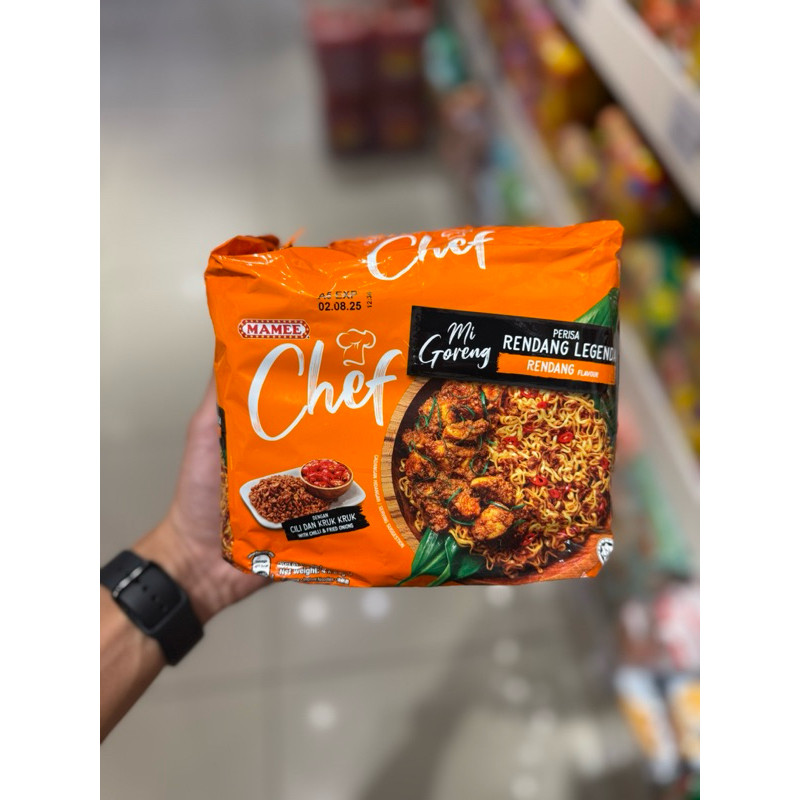 

chef mamee lontong / tom yum thai 4+1 / laksa kari / ayam pedas shiitake / rendang legenda