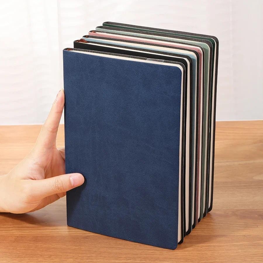 

A5 Soft Leather Notebook 120 Pages Office Stationery Waterproof Cover Comfortable Touch Hot Selling Notebooks and Journals