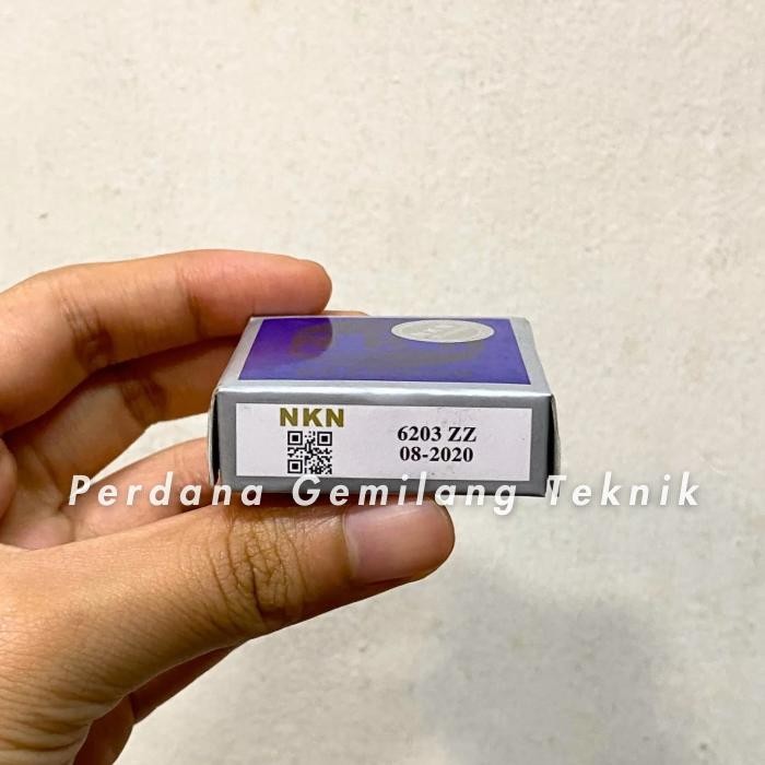 Ball Bearing 6203 ZZ NKN | Bearing NKN 6203-ZZ NKN | Tutup Besi