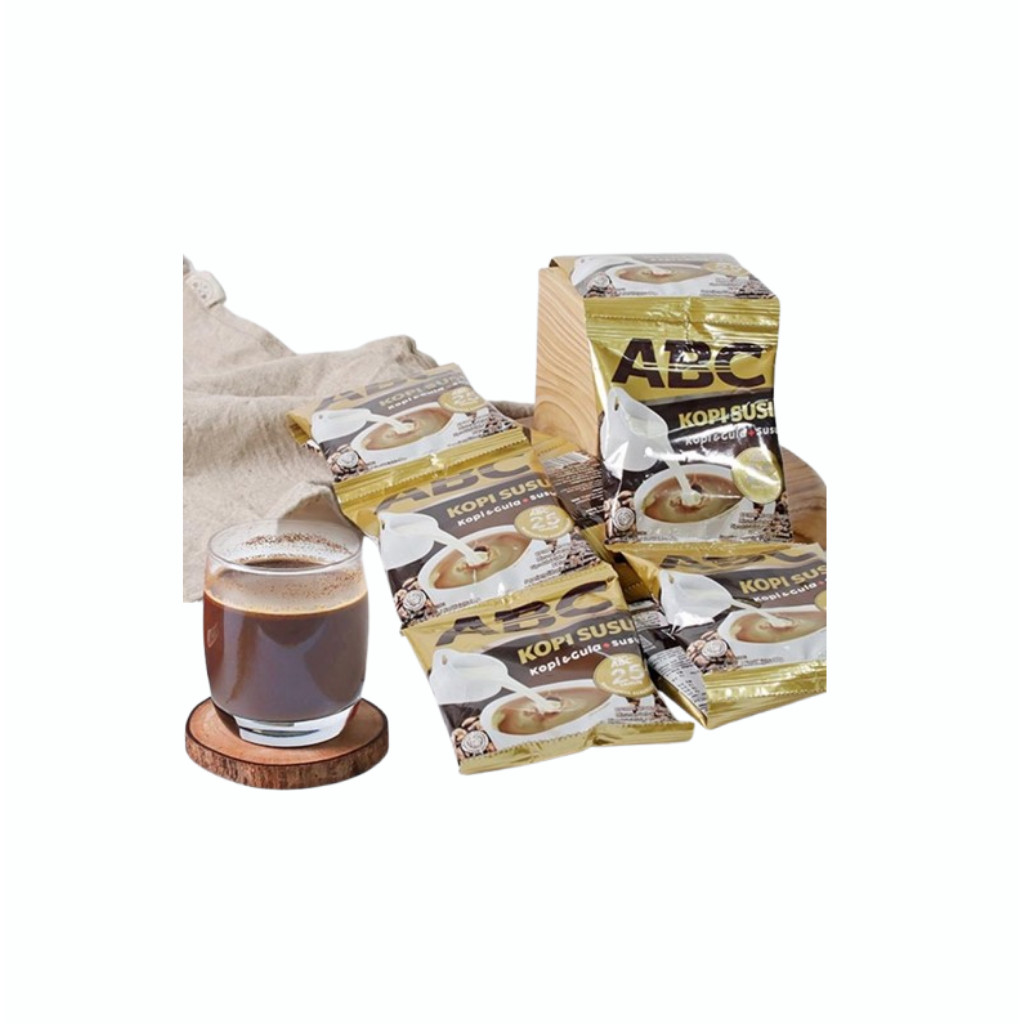 

Campuran Sempurna Kopi ABC - Kopi + gula + susu 30g | Isi 10 pcs