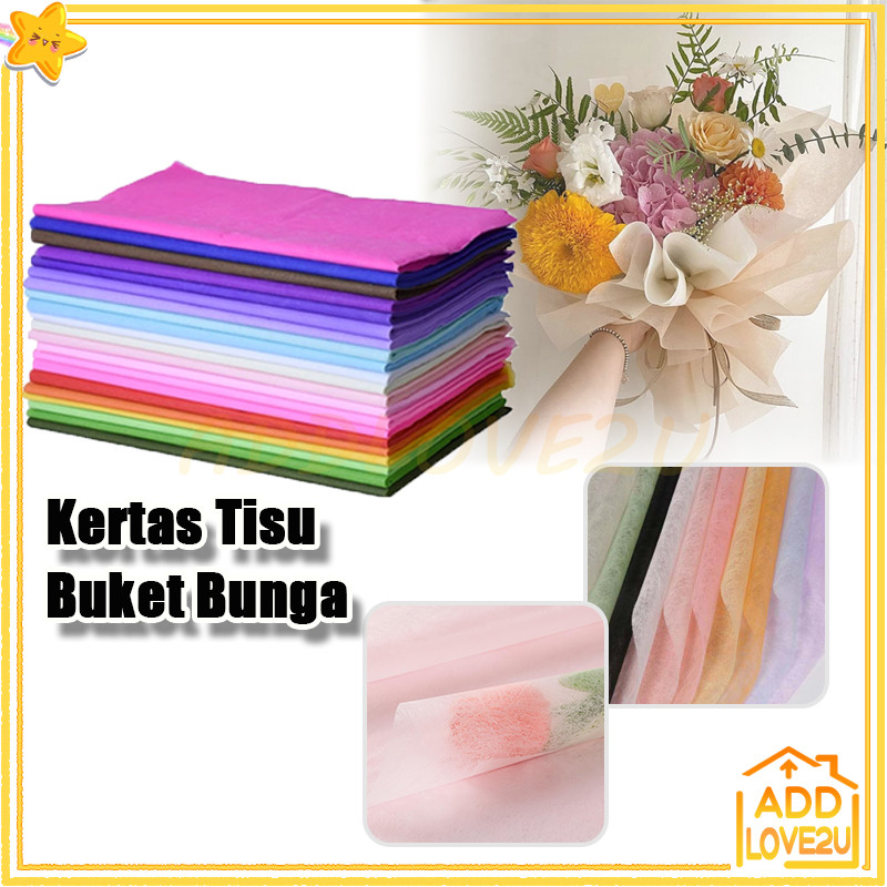 

Flower Wrap Cotton Paper/Flower Paper Wrapping/Tisue Bucket Uang Snack Kado