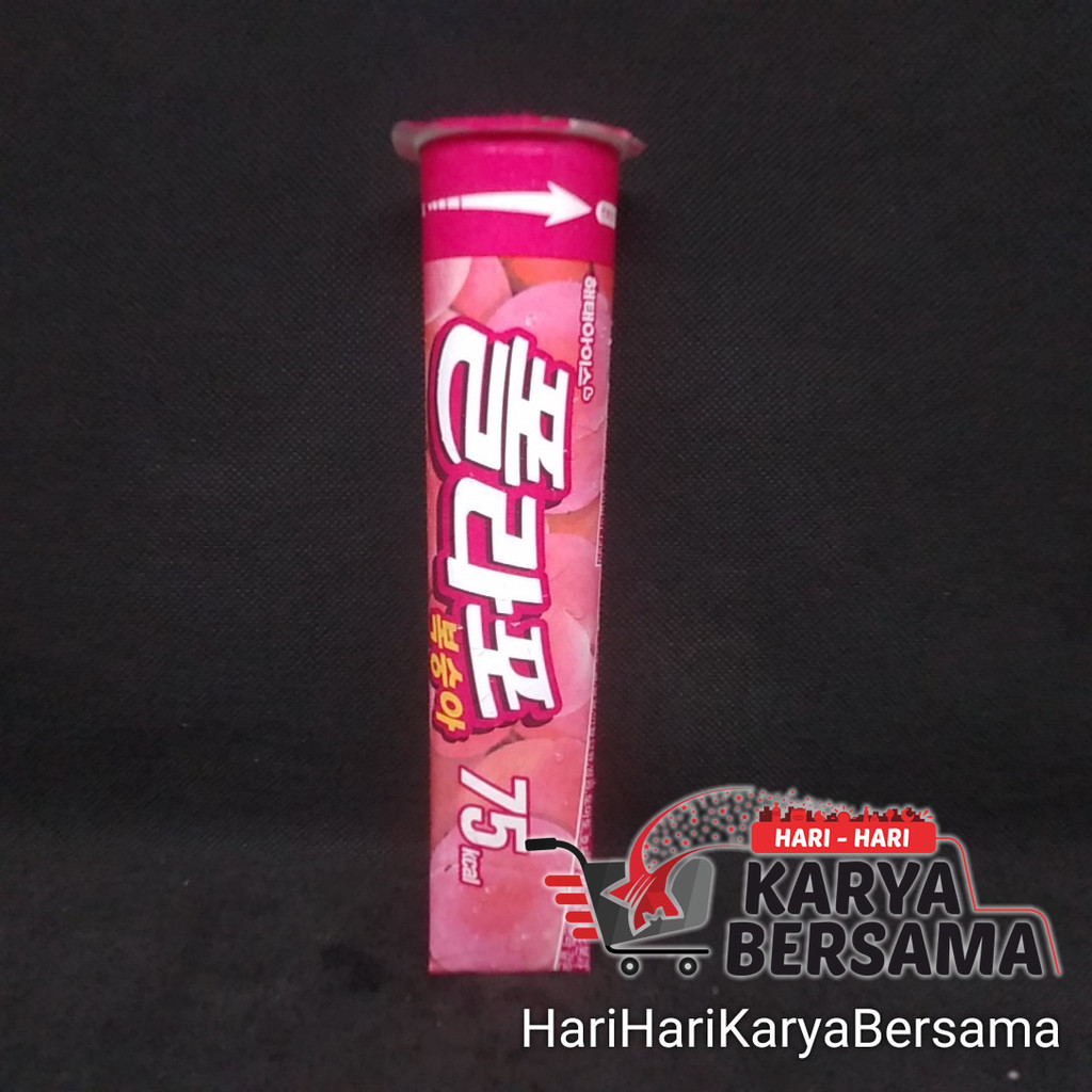 

MAKANAN BEKU ICE CREAM KOREA POLLAPO PEACH ICE TUBE 120ML