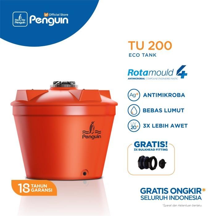 Tangki Air Eco Penguin 2000 Liter – Orange