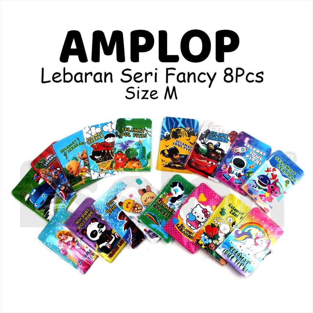

❤️️8lbr Amplop Lebaran Karakter Medium 7*11cm /1pack Angpao Lebaran❤️️