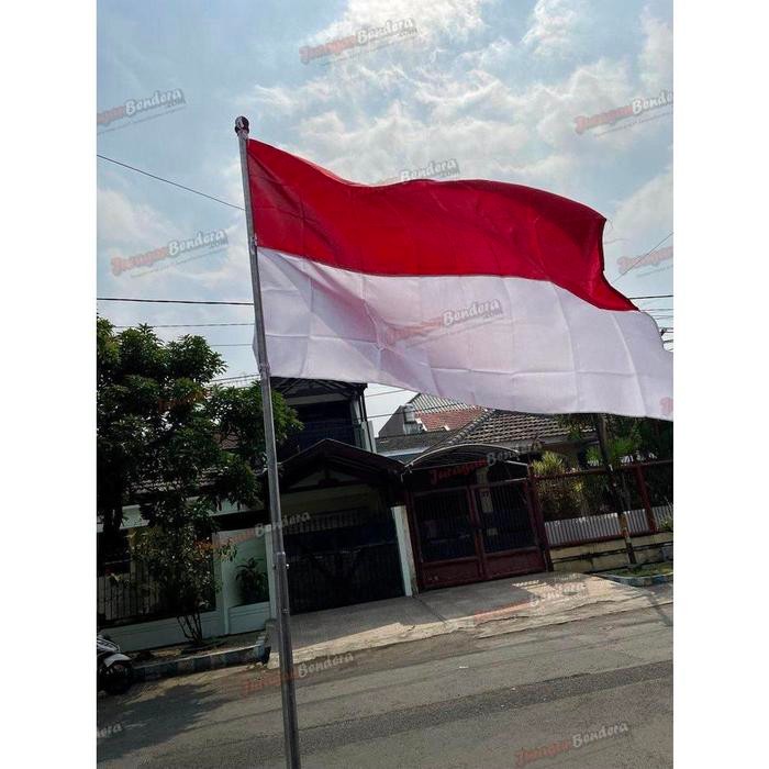 

B2 MUMPUNG PROMO Tiang Bendera Rumah 3M + Bendera Merah Putih Rumah - Tiang Teleskop, Bendera PelesTERLARIS - Tiang Besar, Bendera PelesTbk