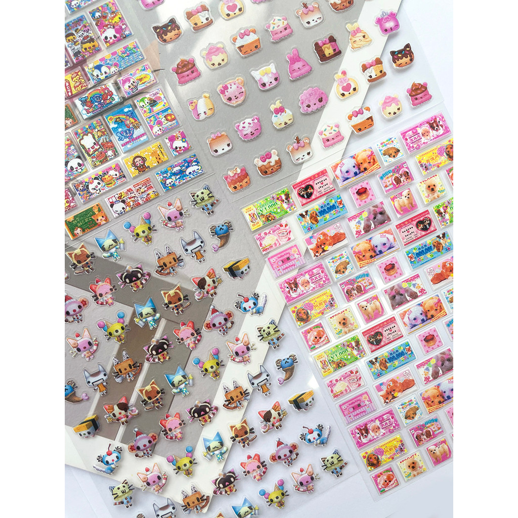 

Cute Funny Black Cat Pvc Waterproof Nails Transfer Slider Stickers Diy Scrapbook Cake Bow Leopard Print Stationery Stickers Toys