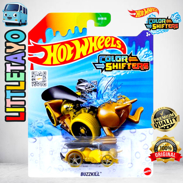 Hot Wheels Color Shifters Buzzkill Lebah Diecast Mobil Berubah Warna