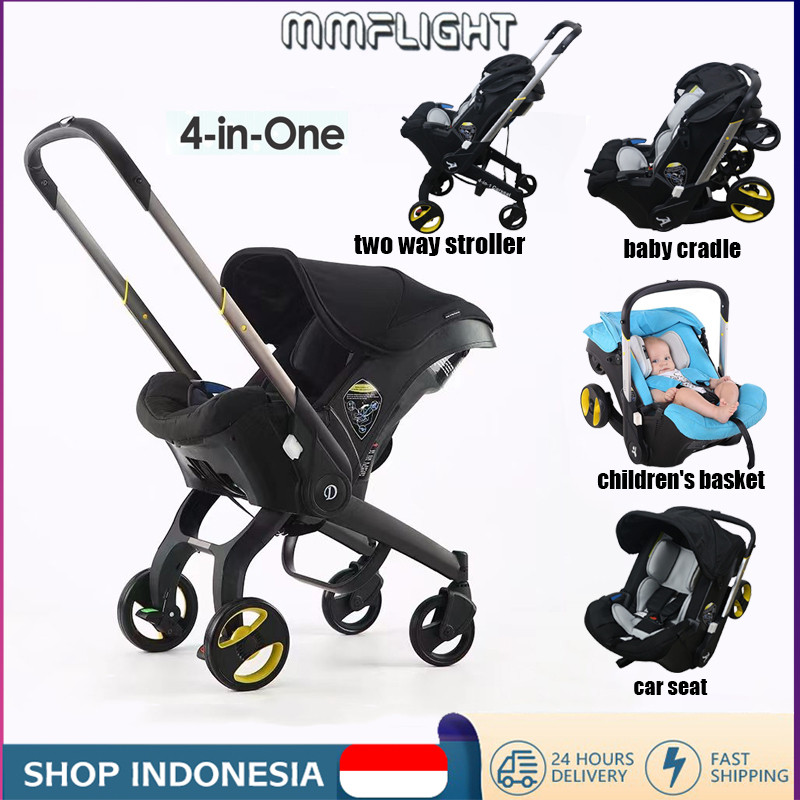 Terlaris Mmflight Stroller Car Seat Bayi Stroller Baby 4 in 1 Multiple Function Stroller Anak