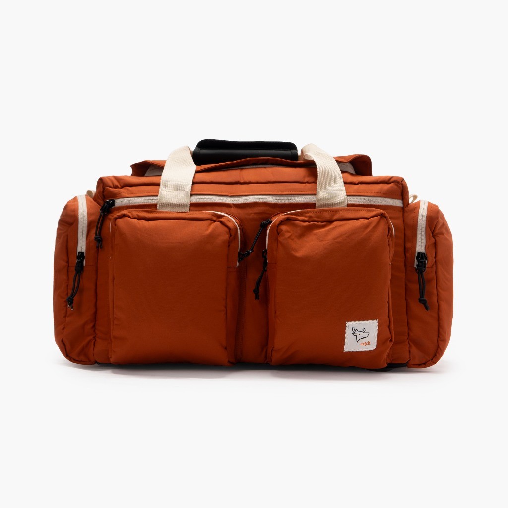 Kixng orange bata - Tas Travel Duffle Bag- ARTCH