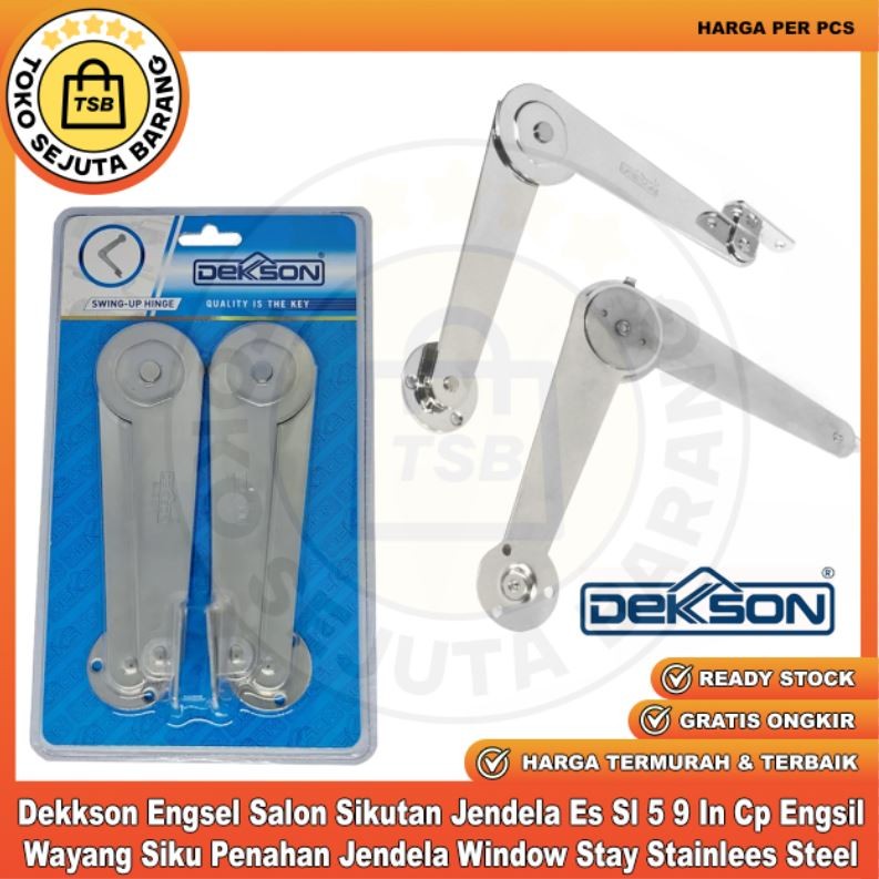 Dekkson Engsel Salon Sikutan Jendela Es Sl 5 9 In Cp Engsil Wayang Siku Penahan Jendela Window Stay 
