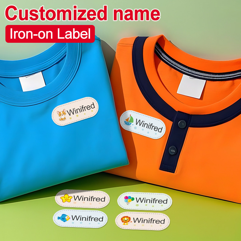 

Personalized Waterproof Name Tags Multipack - Durable Sewn Labels for Children's School Uniforms & Daily Use Accessories