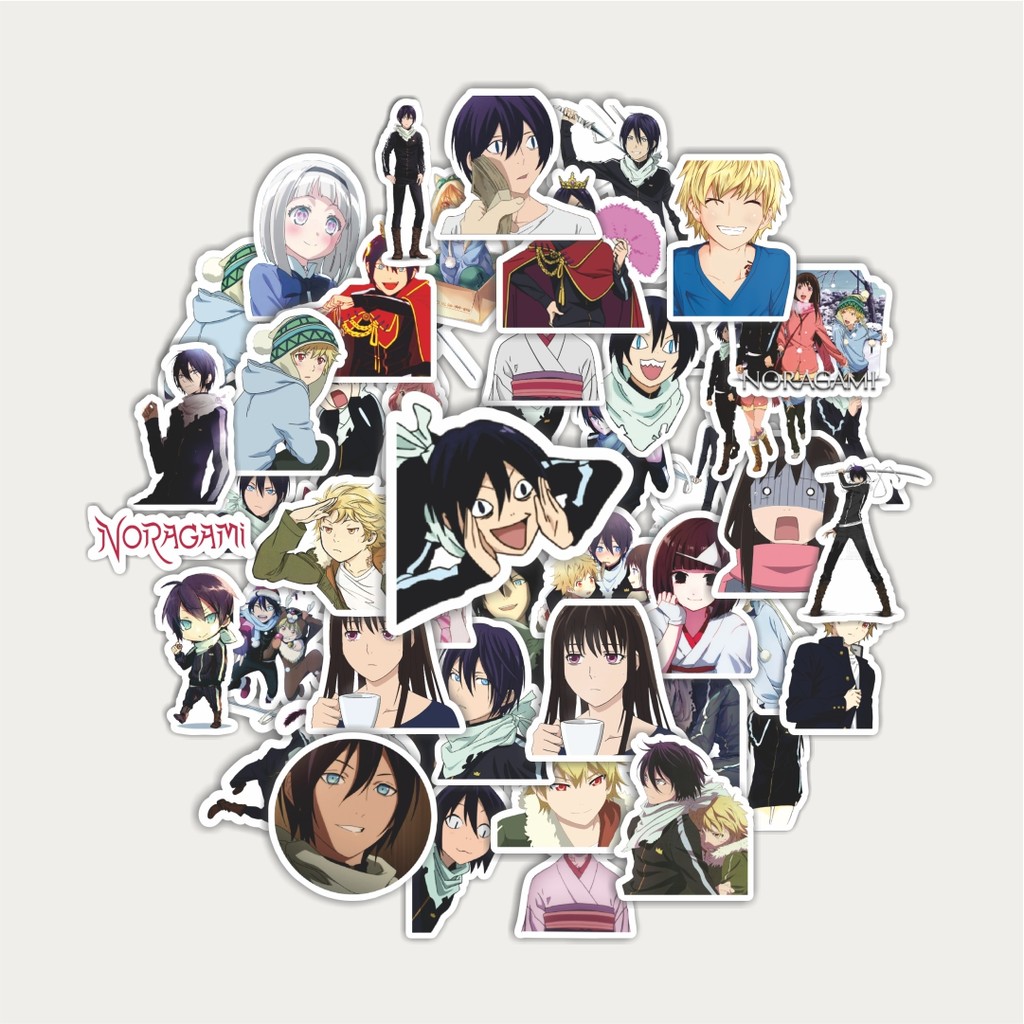

Sticker Pack Stiker Anime Series Noragami Character Mix 1 | Sticker TUMBLR | Stiker LAPTOP KOPER HELM