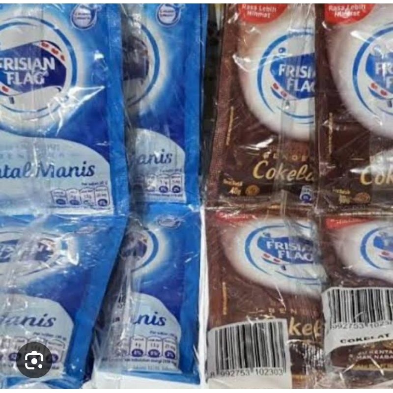 

Susu Kental Manis FRISIAN FLAG Renceng Isi 6 Sachet @38g