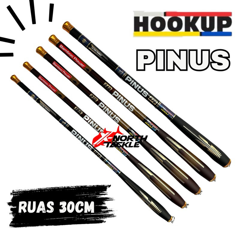 TEGEK POLE HOOK UP PINUS RUAS 30CM CARBON MICRO FISHING