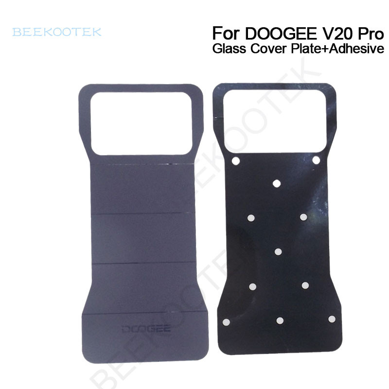 New Original DOOGEE V20 Pro Battery Cover Back Case Housing Glass Cover Plate With Adhesive For DOOG