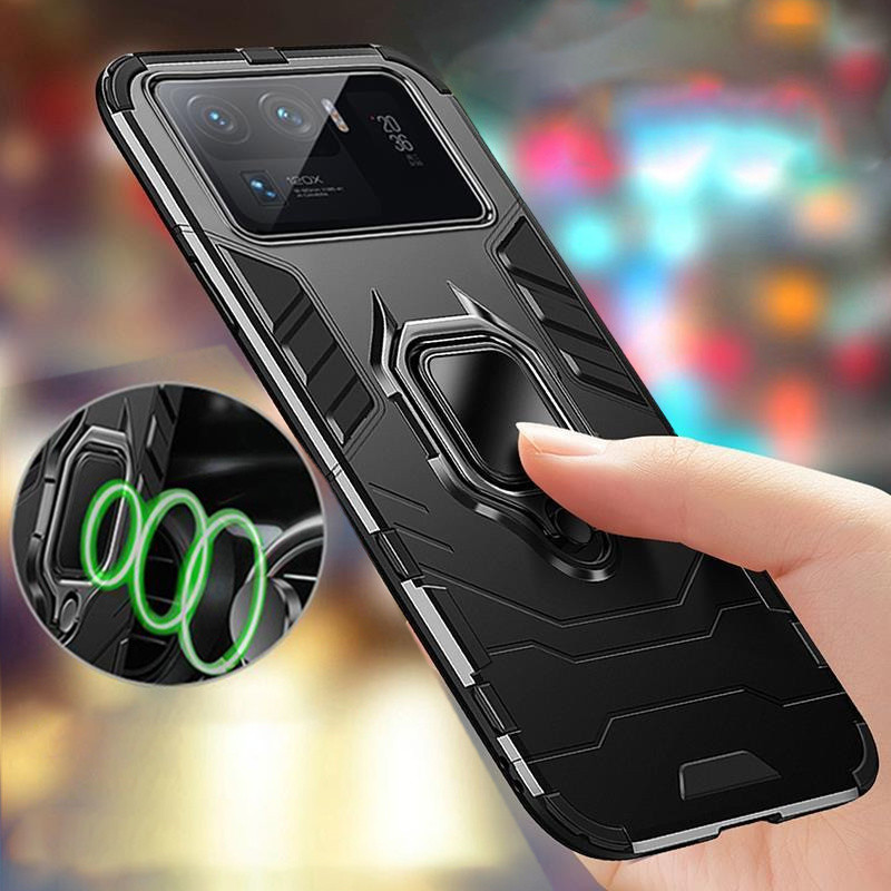 CASE XIAOMI MI 11 ULTRA RUGGED ARMOR ROBOT STANDING IRING