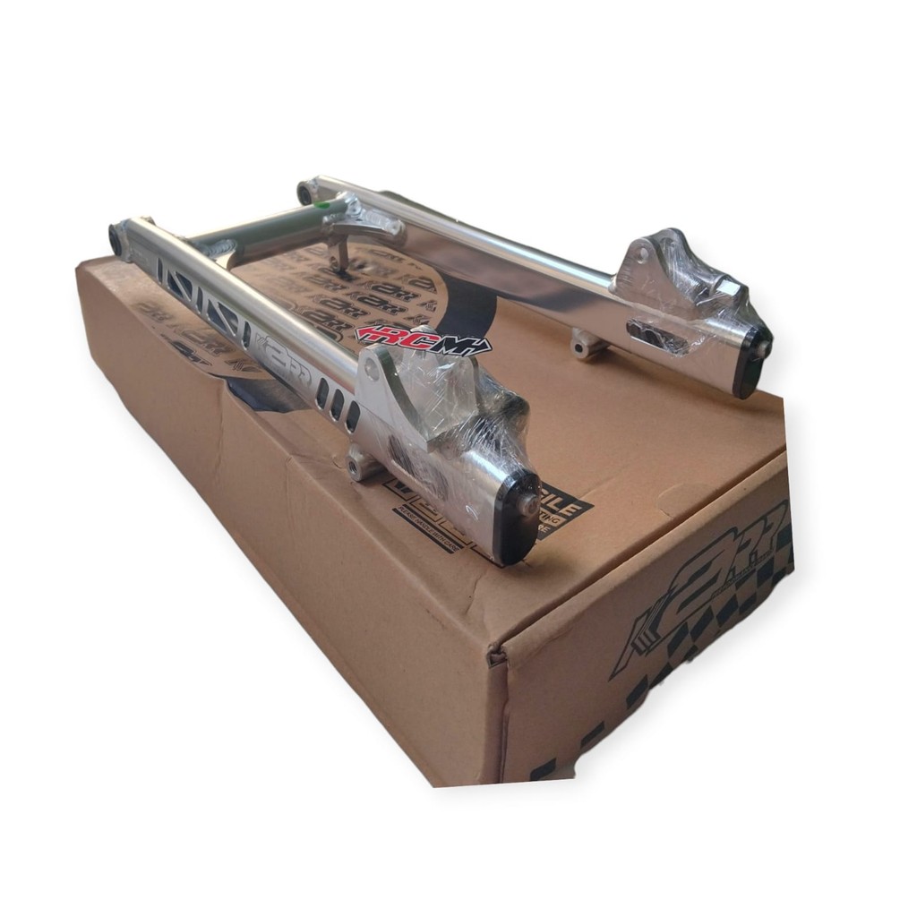 SWING ARM SWINGARM OVAL SUPRA X 110 GRAND PRIMA HONDA C70 C 70 POLISH SILVER PERAK PJG PANJANG KURAN