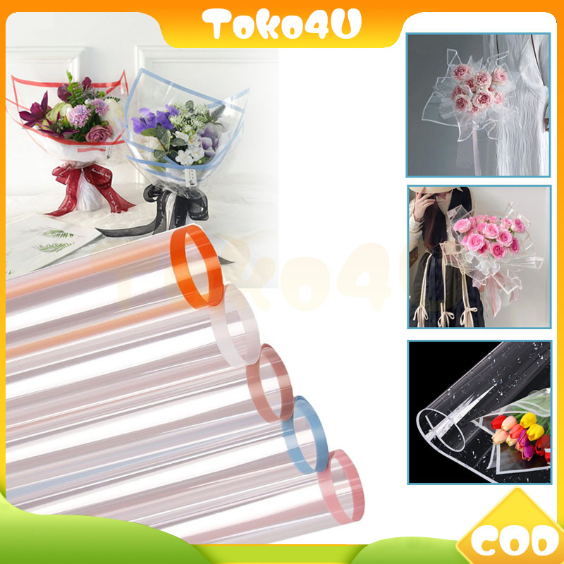 

cellophane bucket wrapping paper/kertas buket bunga transparant waterproof/kertas buket bunga semi transparan/