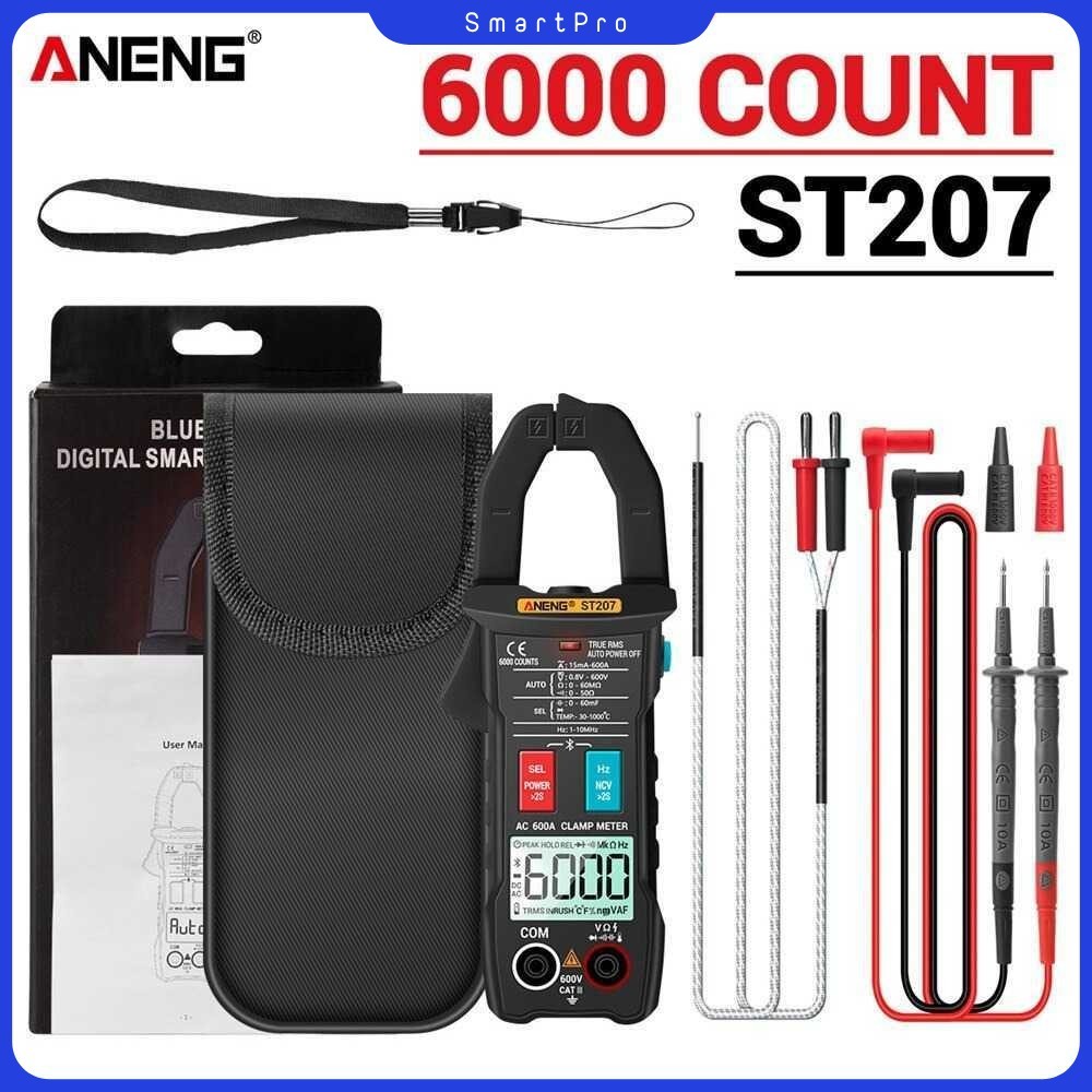 ANENG Digital Bluetooth Multimeter Voltage Tester Clamp - ST207