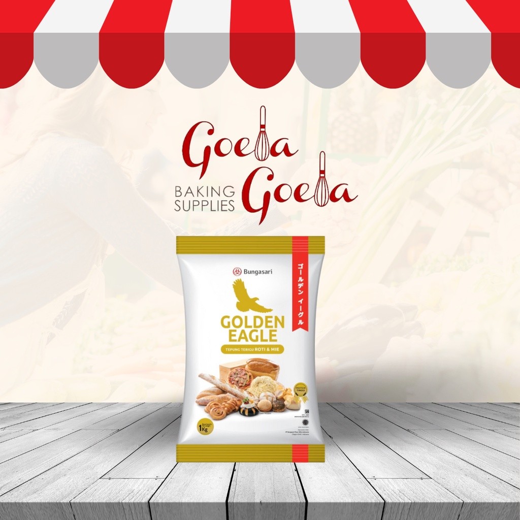 

Tepung Terigu Bungasari Golden Eagle 1kg