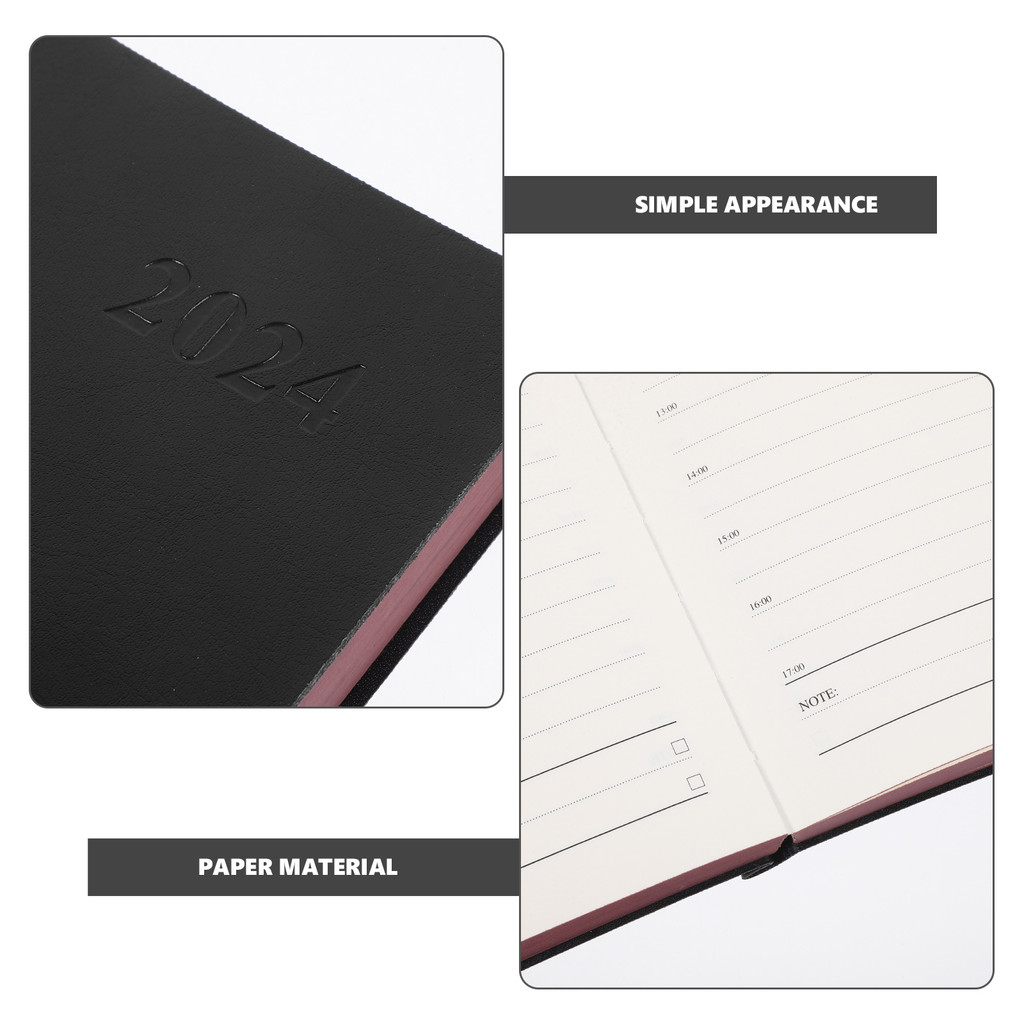 

2024 Soft Planner Notepad A5 Daily Schedule Organizer Portable Notebook Efficient Academic Planner Writing Book
