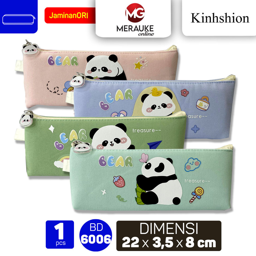 

KINHSHION Tempat Pensil / Pencil Case PANDA Kain BD 6006
