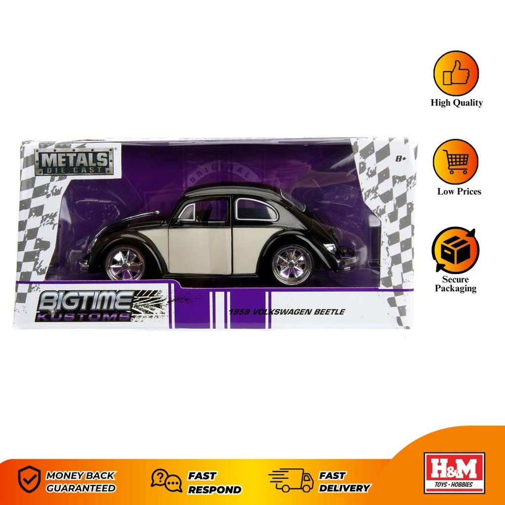 Jada BigTime Kustoms 1/24 1959 Volkswagen Beetle
