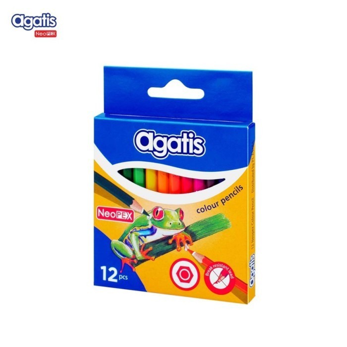 

Pensil Warna Agatis 12 Warna / Colour Pencils Agatis 12pcs