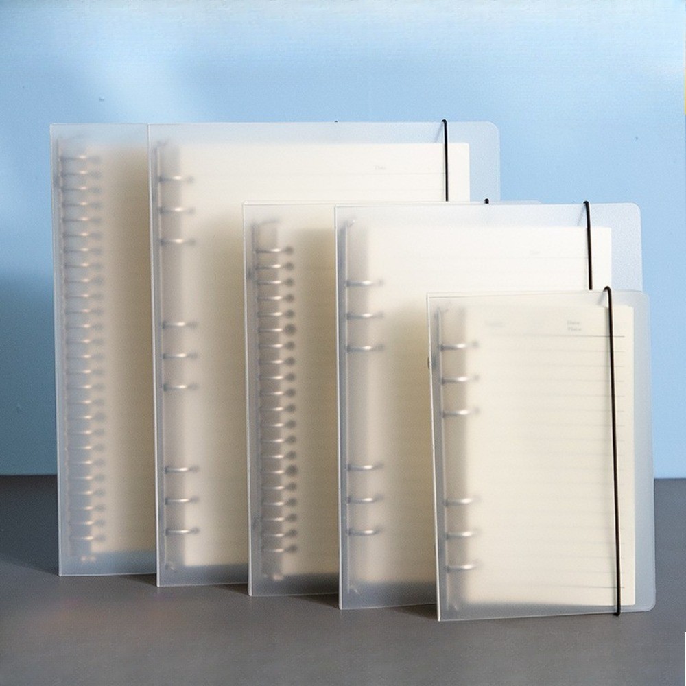 

A5 A6 A7 Ring Binder Notebook Matte Loose-leaf Business Office Standard PP Cover Notepad Diary Planner Office Stationery Supplie