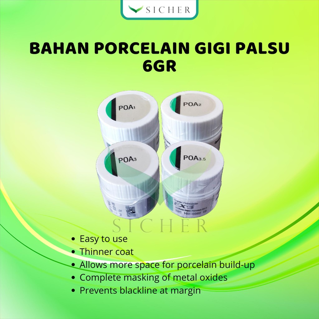 Bahan Porcelain Gigi Palsu/Pasta Opaque/Noritake/A1 6 gr