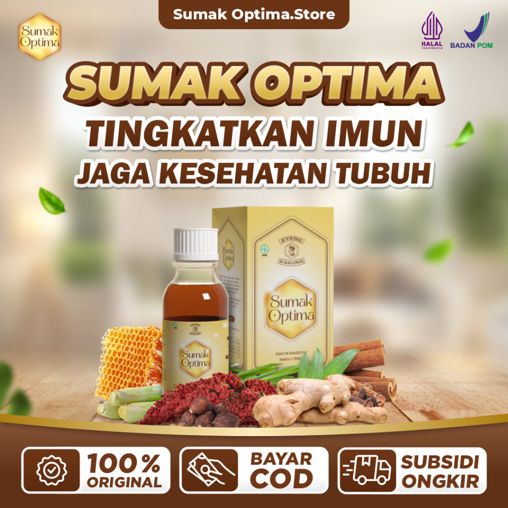 

BIG SALE MERDEKA!!! Sumak Optima Madu Herbal 100% Original Meningkatkan Imun Tubuh, Mencegah Flu Batul Pilek Radang Tenggorokan