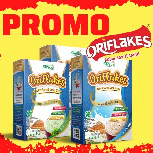

Oriflakes Sereal Umbi Garut Slim Diet 350 gram