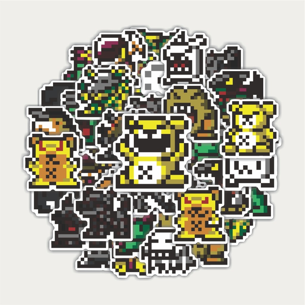 

Sticker Pack Stiker Pixel Digimon V34 | Sticker TUMBLR | Stiker LAPTOP KOPER HELM