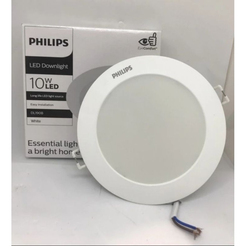 Lampu Downlight Philips LED Eridani 10w 10Watt 6500k/4000k/3000k