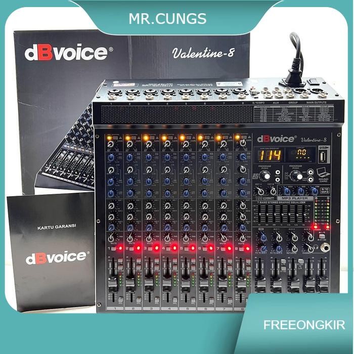 MIXER DBVOICE 8 Channel Valentine 8 VALENTINE-8