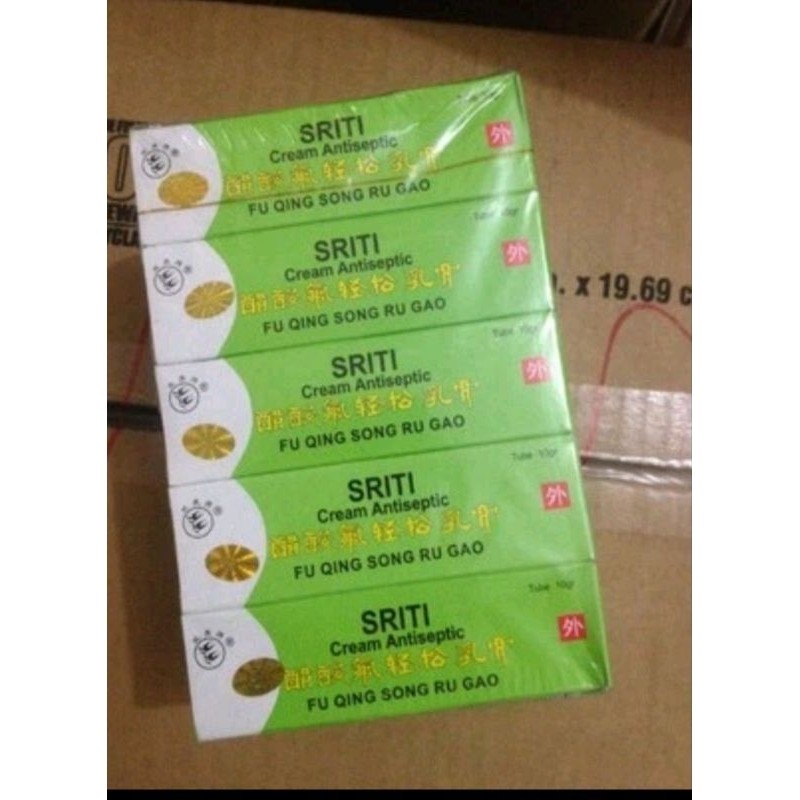 SALEP SRITI CREAM SRITI CREAM ANTISEPTIC BPOM IZIN ASLI ORIGINAL SALEP KULIT GATAL ALERGI BINTIK MER
