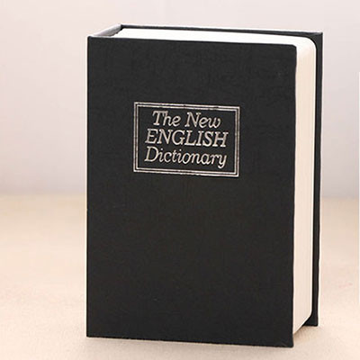 Brankas Mini Model Buku Key Lock Hidden Safe Box Dictionary Book Sedang / Brankas Model Buku - KB 10