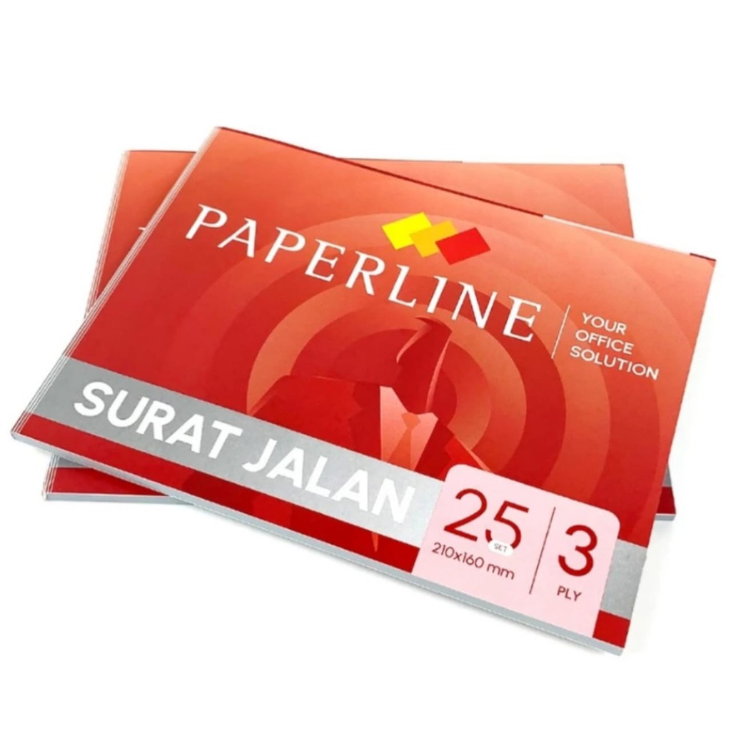 

Surat Jalan PAPERLINE Besar NCR 3 Rangkap Ply Isi 75 Atk