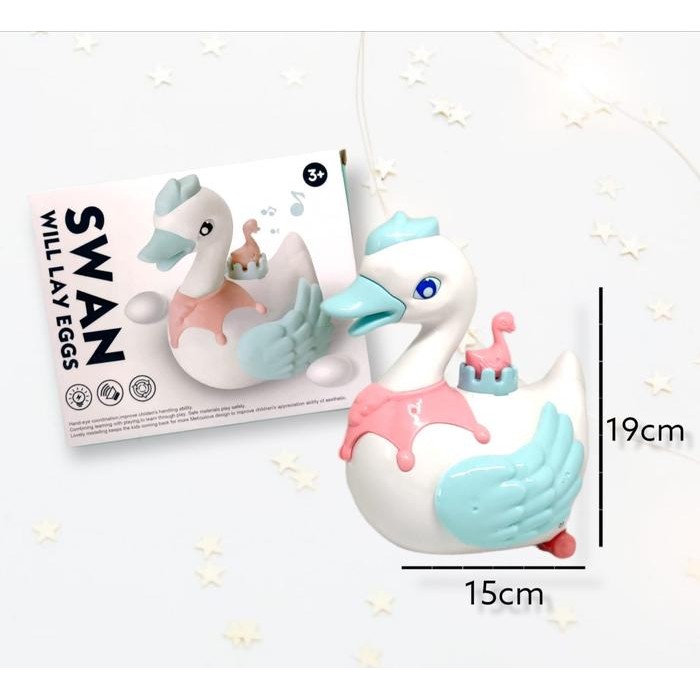 Mainan Angsa Bertelur - Swan Will Lay Eggs Battery BO