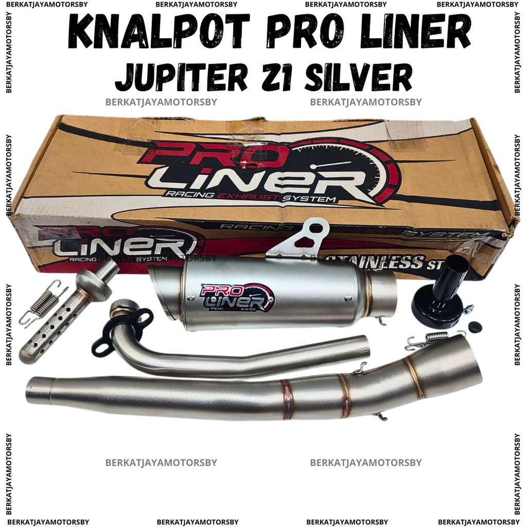 KNALPOT FULL SYSTEM PROLINER TR1 TR 1 R TK SILVER GREY JUPITER Z1 ORIGINAL