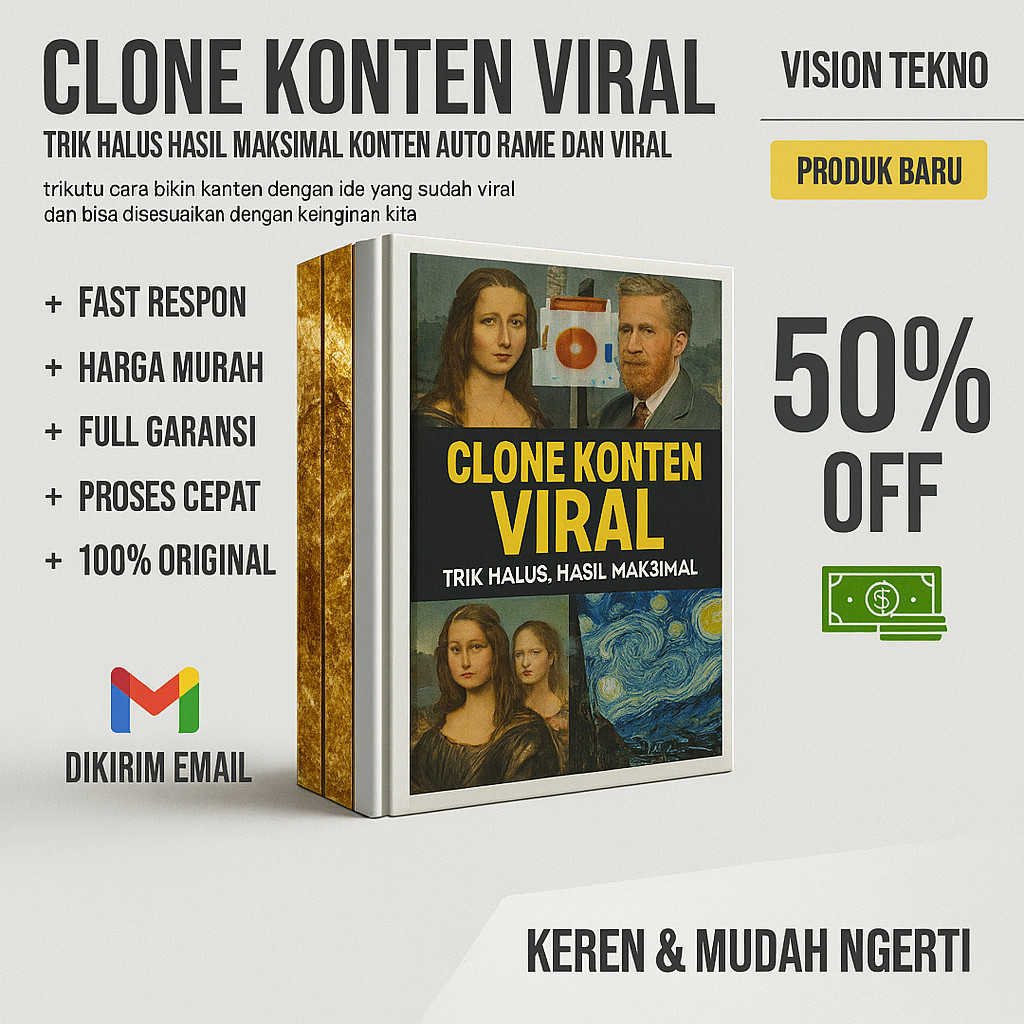 Clone Konten Viral: Trik Halus, Hasil pasti cuan Maksimal