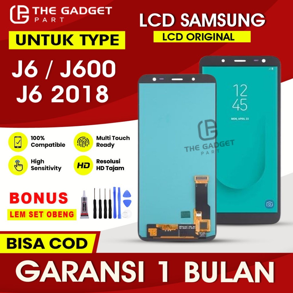 【ORIGINAL】LCD SAMSUNG J6 / J600 / J600G / J600F / J6 2018 / A6 / A600 / A600F FULLSET TOUCHSCREEN OR