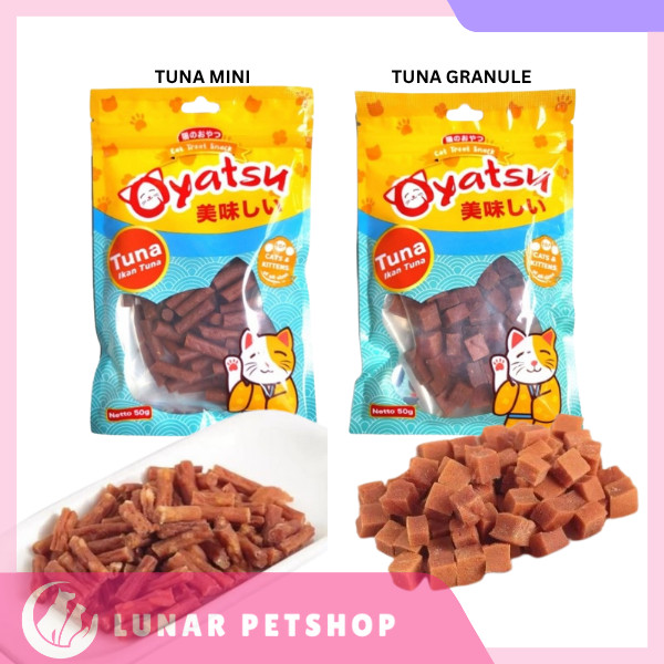 SNACK KUCING OYATSU TUNA MINI AND GRANULE - CEMILAN LEMBUT KUCING - CAT SNACK