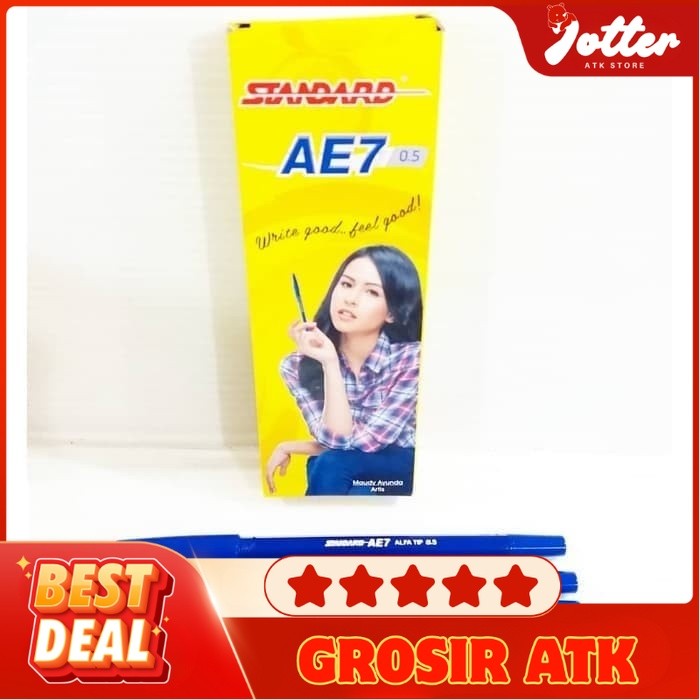 

PACK BOLPEN AE7 FINE BLUE ISI 12PCS STANDARD