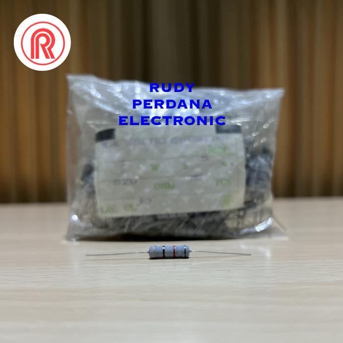 ZL99 RESISTOR 2 WATT 2W 5% 5 PERSEN 820OHM 820 OHM 820Ω 820R